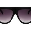 Lentes de Sol Oversized Redondo Negro