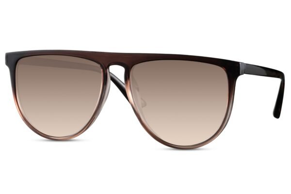 Lentes de Sol Oversized Café Claro