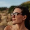 Lentes de Sol Oversized Café Claro