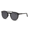 Lentes de Sol para Hombre Redondos Negro