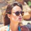 Lentes de Sol para Mujer Redondos Café