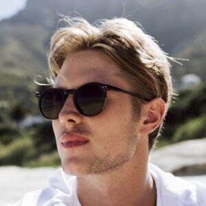 Lentes de Sol para Hombre Redondos Café