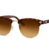 Lentes de Sol Clubmaster Clásicos Café