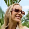 Lentes de Sol para Mujer Retro Café