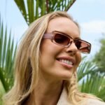 Lentes de Sol para Mujer Retro Café