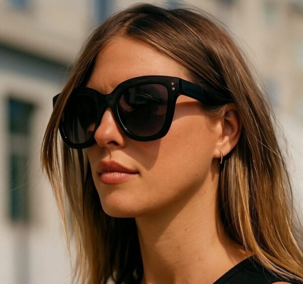 Lentes de Sol para Mujer Cat-Eye Negro