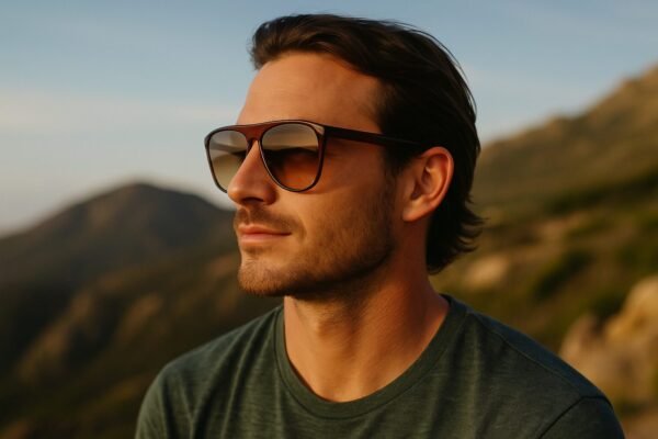 Lentes de Sol Oversized Café Claro