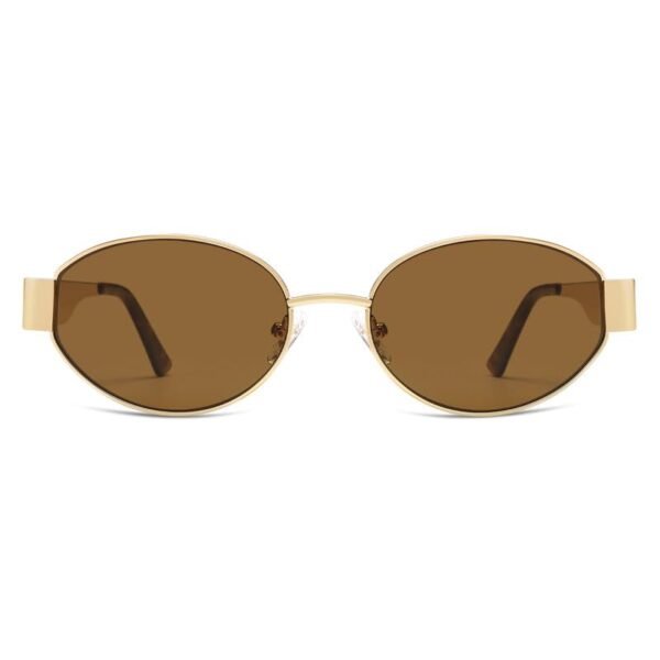 31G7WYfv88L Retro Ovalados Dorados con Cafe