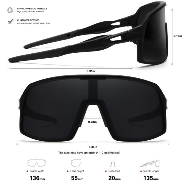 Polarized Sports Negro