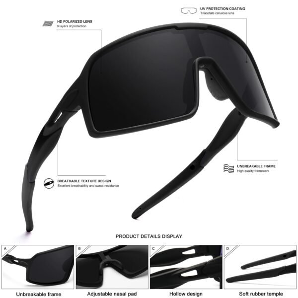 Polarized Sports Negro