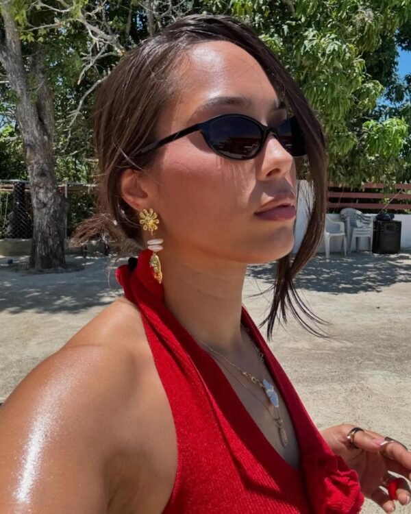 Retro Oval Chic Negro