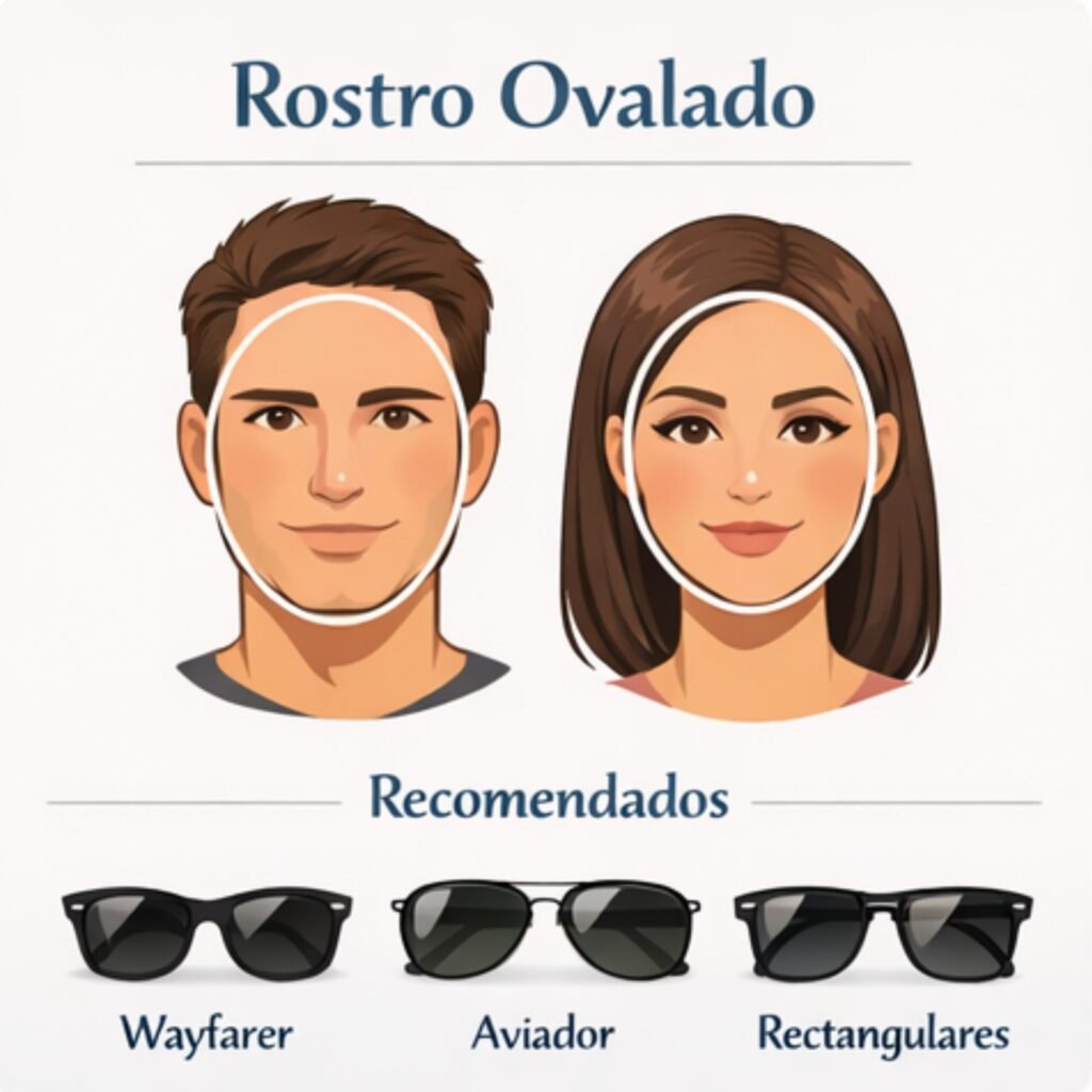 Ejemplo de rostro ovalado